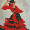 Flamenco Dancer Diamond Painting