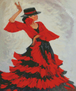 Flamenco Dancer Diamond Painting