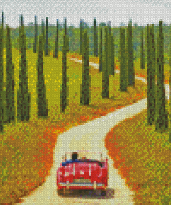 Follow Me To Countryside Italy Diamond Painting