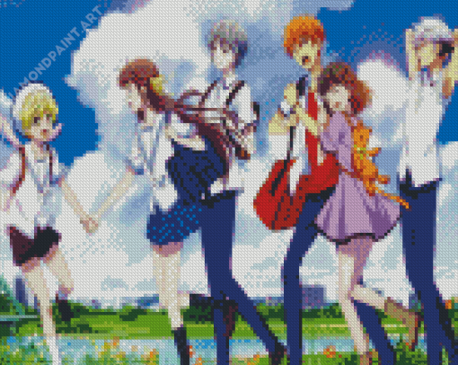 Fruits Basket Anime Characters Diamond Painting