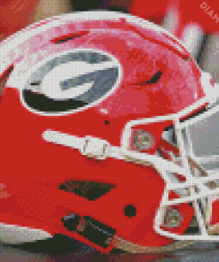 Georgia Bulldogs Helmet Diamond Paintings