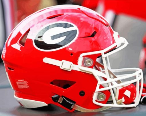 Georgia Bulldogs Helmet Diamond Paintings