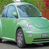 Green Volkswagen Bug Diamond Paintings