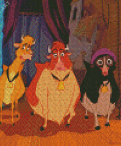 Home On The Range Cartoon Characters Diamond Painting