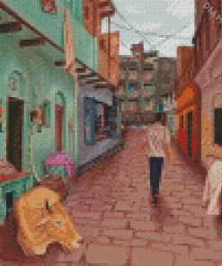 India Street Diamond Painting