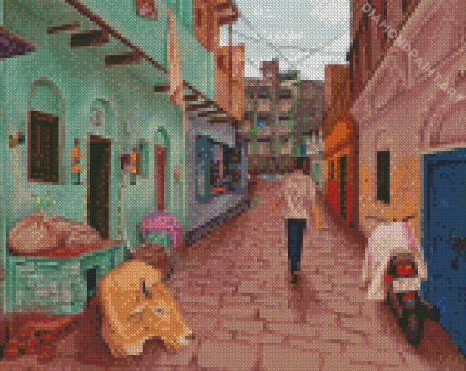 India Street Diamond Painting