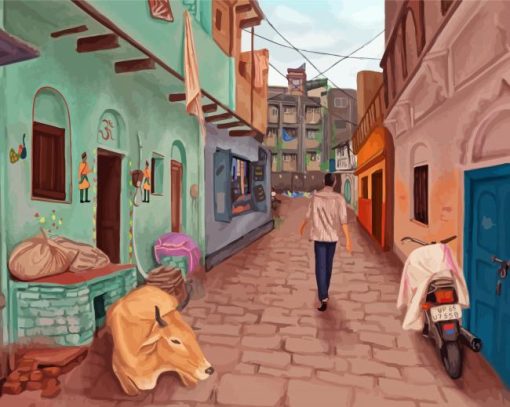 India Street Diamond Painting