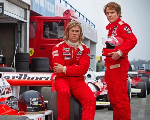 James Hunt Rush Movie Diamond Painting