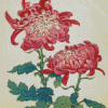 Japanese Flowers Art Diamond Painting