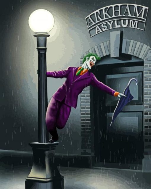 Joker Singin In Rain Diamond Painting