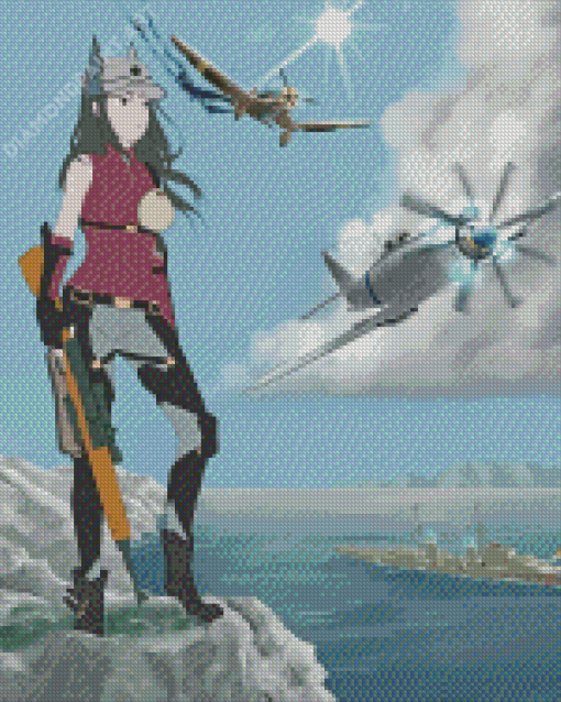 Kai Schulen Valkyria Chronicles Diamond Painting