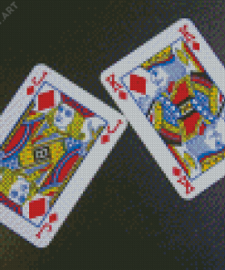 King And Jack Of Diamonds Diamond Painting