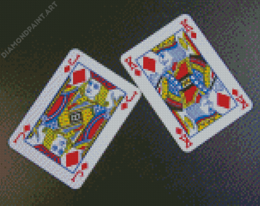 King And Jack Of Diamonds Diamond Painting