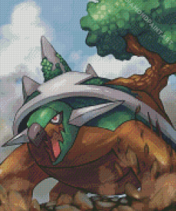 Mad Torterra Diamond Painting