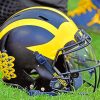 Michigan Wolverines Football Helmet Diamond Painting