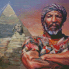 Mike Tyson Egyptian Vibes Diamond Painting