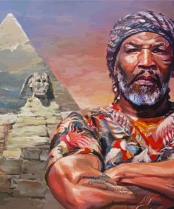 Mike Tyson Egyptian Vibes Diamond Painting