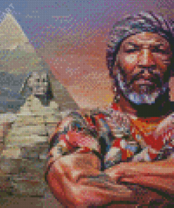 Mike Tyson Egyptian Vibes Diamond Painting