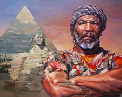 Mike Tyson Egyptian Vibes Diamond Painting