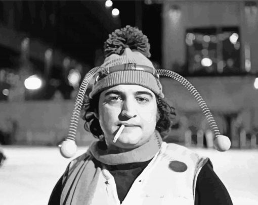 Monochrome John Belushi Diamond Paintings