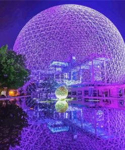 Montreal Biosphere Canadian Landmark Diamond Painting