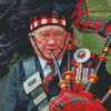 Old Bagpipe Diamond Painting