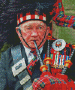 Old Bagpipe Diamond Painting