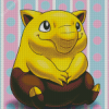 Pokemon Drowzee Art Diamond Painting