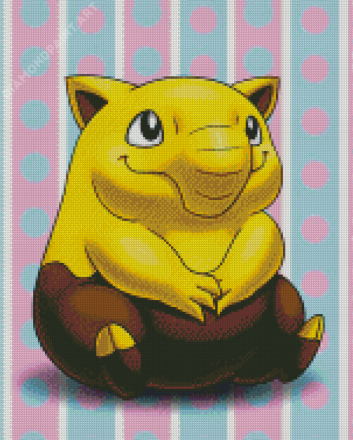 Pokemon Drowzee Art Diamond Painting