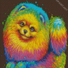 Rainbow Colorful Pomeranian Diamond Paintings