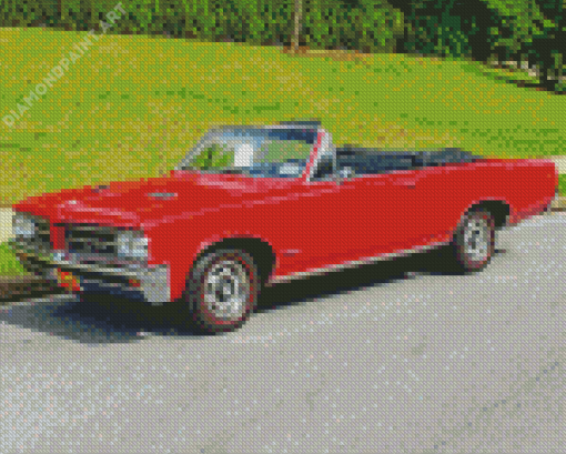 Red 1964 GTO Diamond Painting