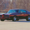 Red 1968 GTO Car Diamond Painting