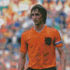 Retro Johan Cruyff Diamond Painting