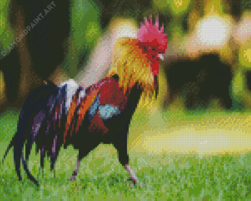 Rooster Diamond Painting