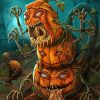 Scary Monster Halloween Pumpkins Diamond Painting