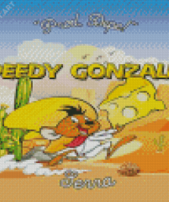 Speedy Gonzales Cartoon Poster Diamond Painting