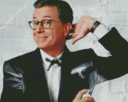 Stephen Colbert Comedian Diamond Painting