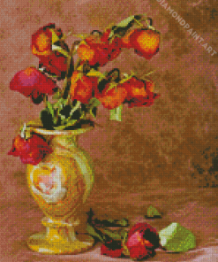 Still Life Dying Rose Diamond Painting