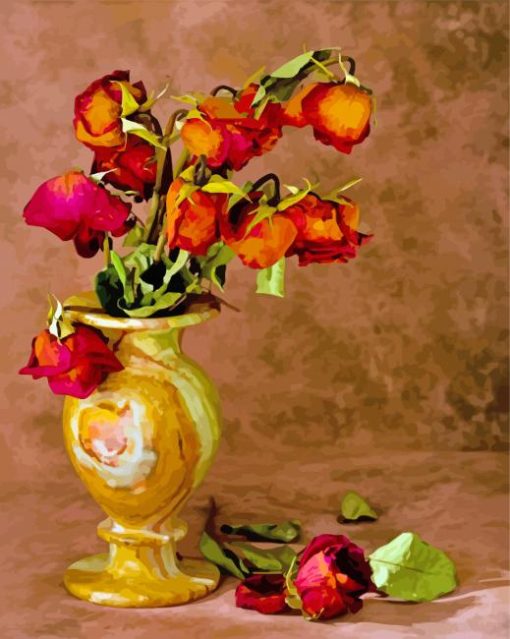 Still Life Dying Rose Diamond Painting