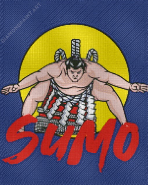 Sumo Poster Art Diamond Painting