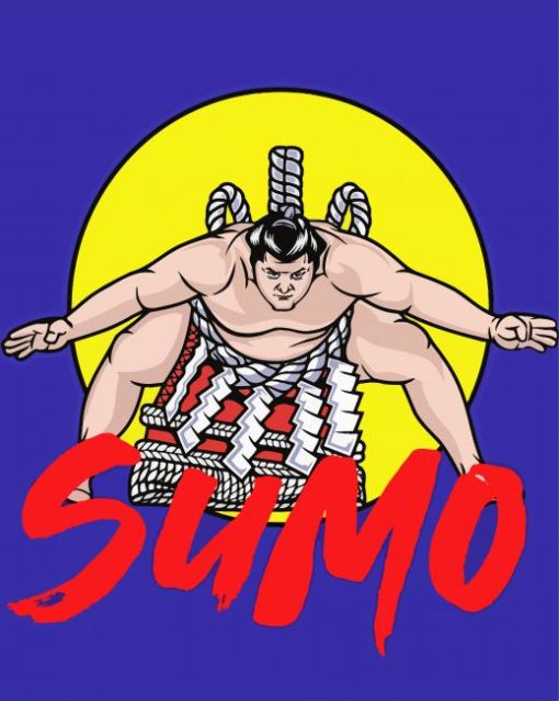 Sumo Poster Art Diamond Painting