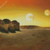 Tatooine Planet Diamond Painting