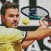 The Tennis Player Stan Wawrinka Diamond Paintings