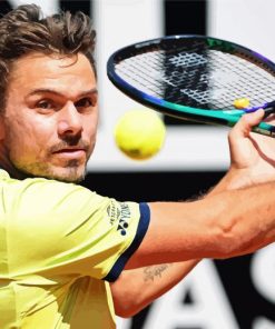 The Tennis Player Stan Wawrinka Diamond Paintings