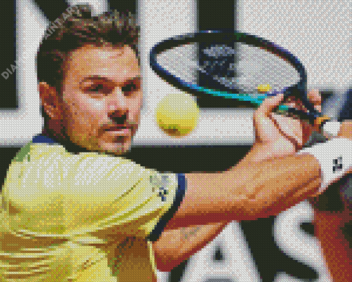 The Tennis Player Stan Wawrinka Diamond Paintings