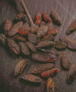 Tonka Beans On Spoon Diamond Painting