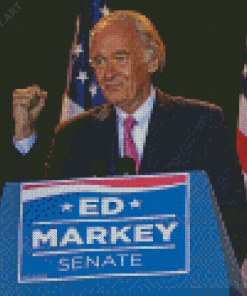 Us Senator Ed Markey Diamond Painting