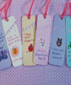 Valentine Bookmarks Diamond Painting