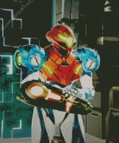 Vintage Metroid Diamond Painting