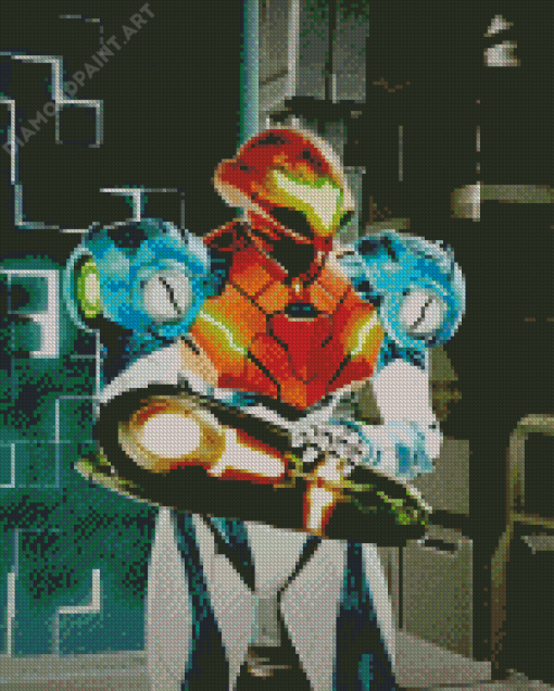 Vintage Metroid Diamond Painting